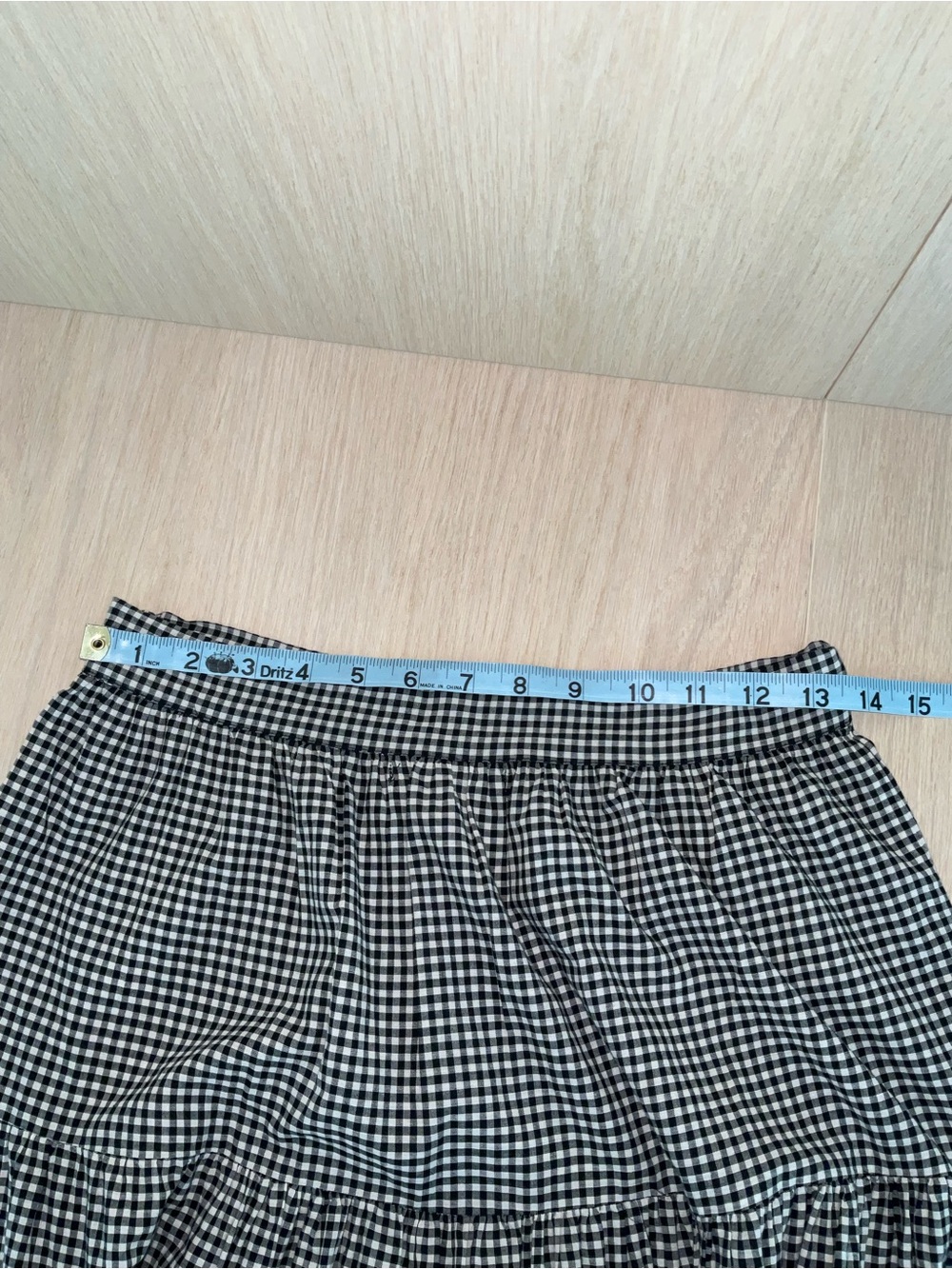 Doen Sebastiane La Maddalena Gingham Skirt - Picture 9 of 11